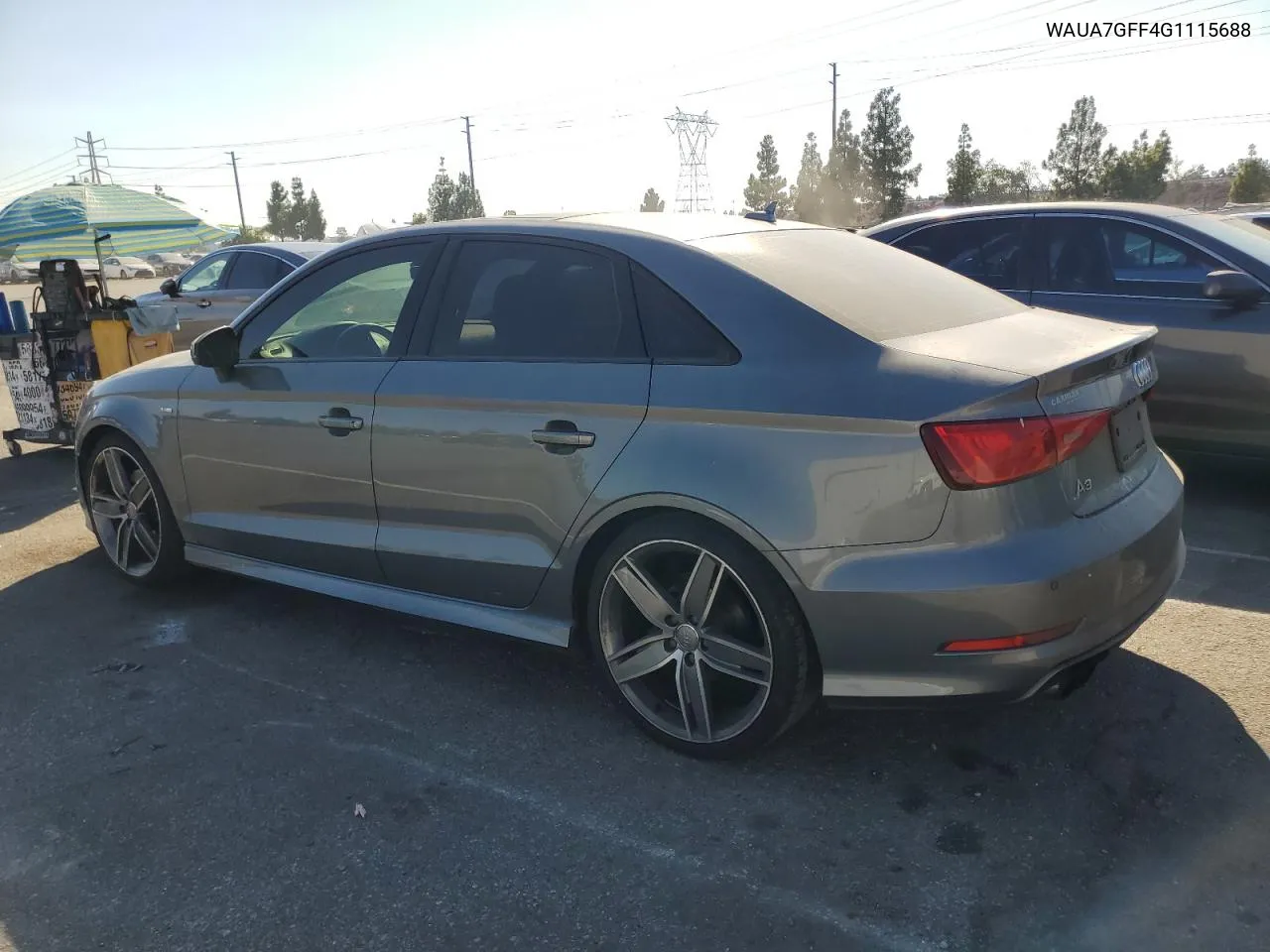 2016 Audi A3 Premium VIN: WAUA7GFF4G1115688 Lot: 72308654