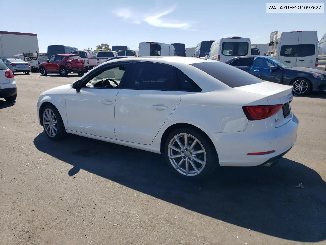 2016 Audi A3 Premium VIN: WAUA7GFF2G1097627 Lot: 72716564