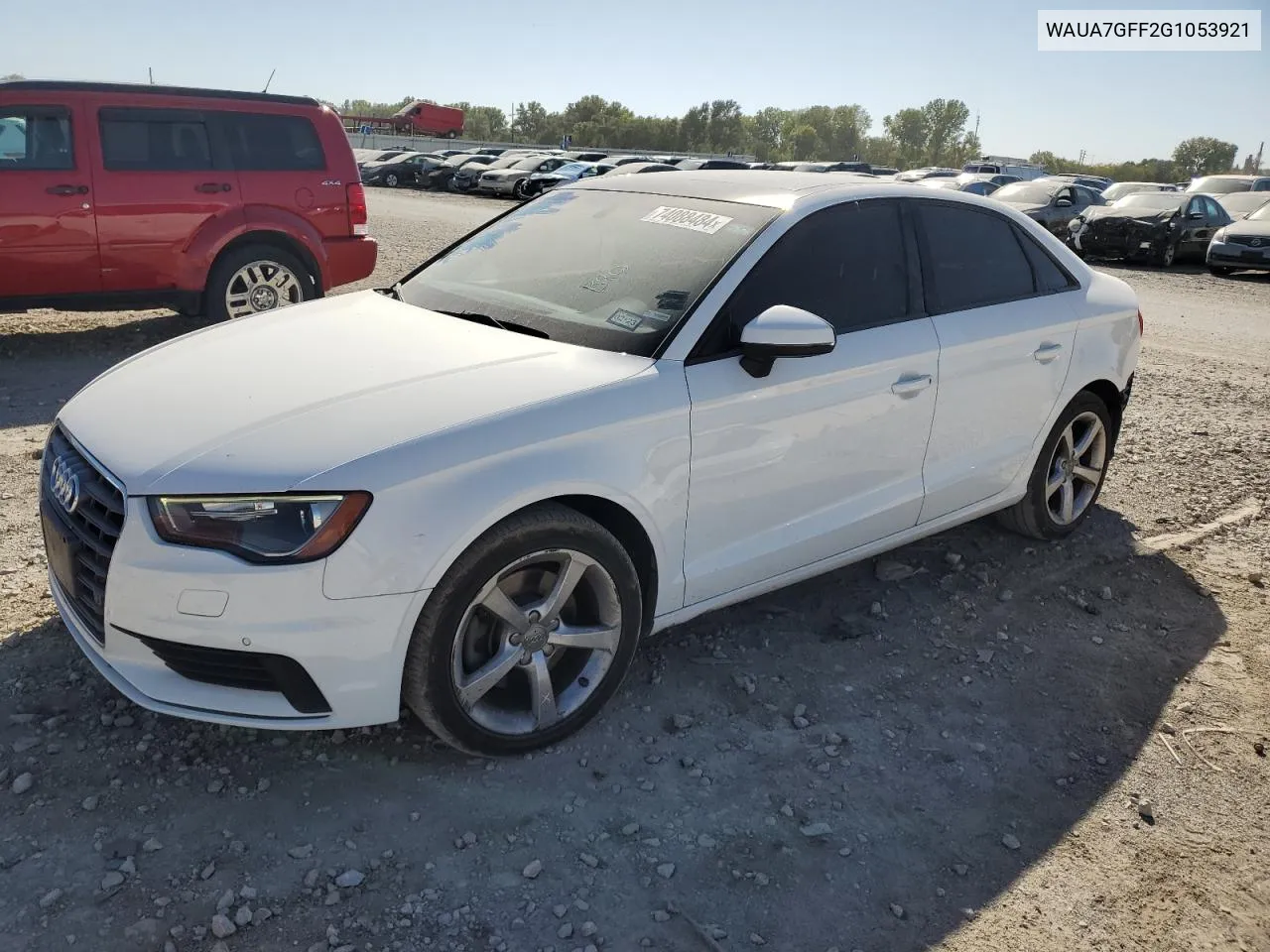 2016 Audi A3 Premium VIN: WAUA7GFF2G1053921 Lot: 74088484