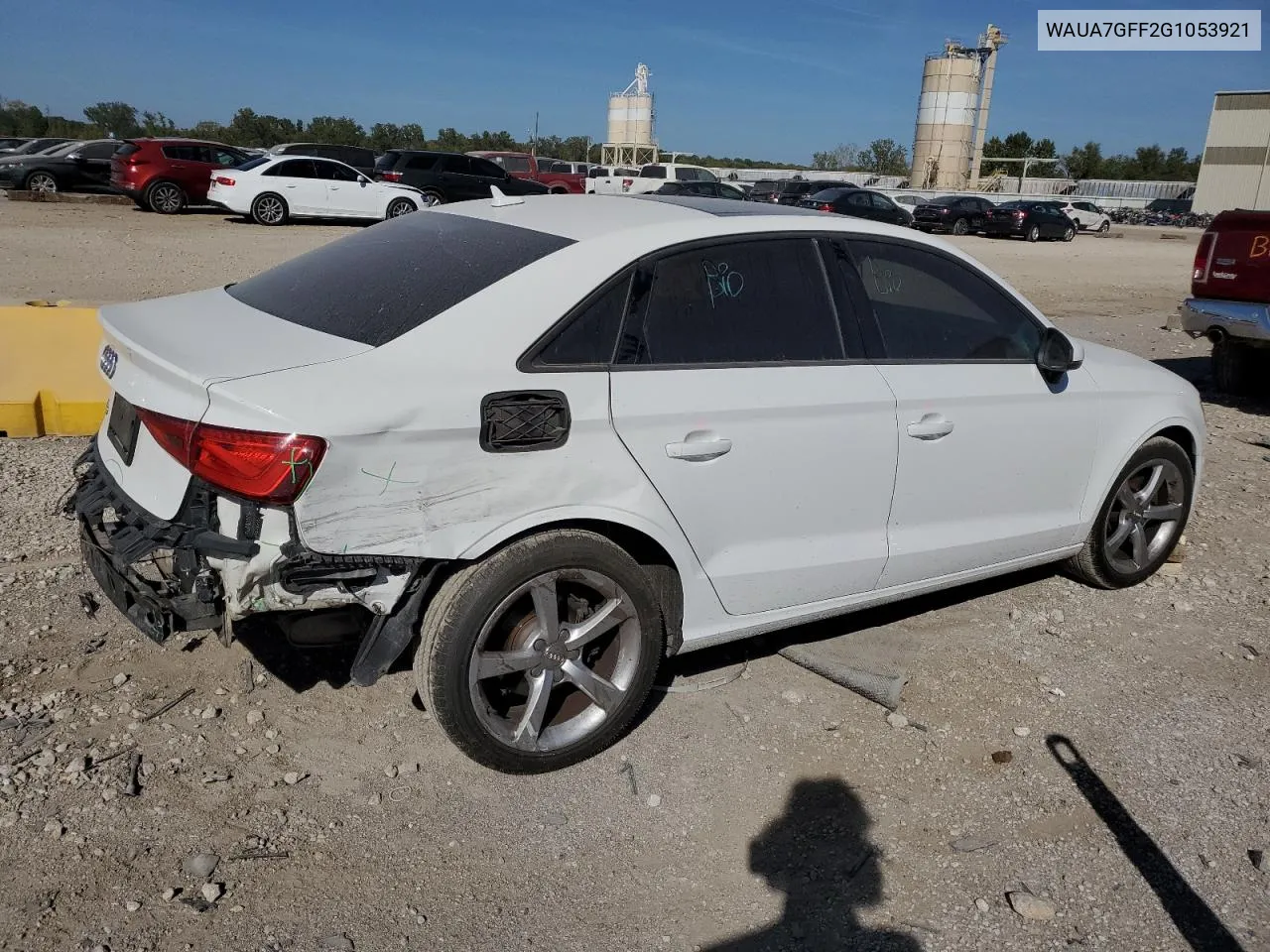 2016 Audi A3 Premium VIN: WAUA7GFF2G1053921 Lot: 74088484