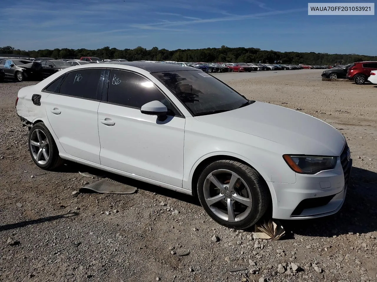 2016 Audi A3 Premium VIN: WAUA7GFF2G1053921 Lot: 74088484