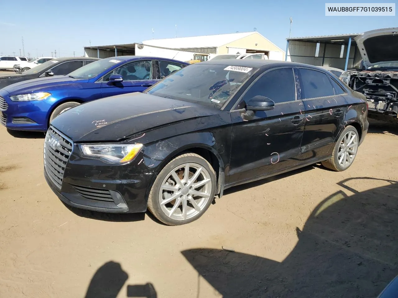 2016 Audi A3 Premium VIN: WAUB8GFF7G1039515 Lot: 74569004