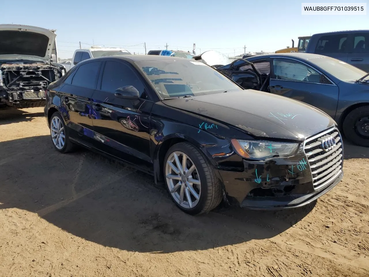 2016 Audi A3 Premium VIN: WAUB8GFF7G1039515 Lot: 74569004