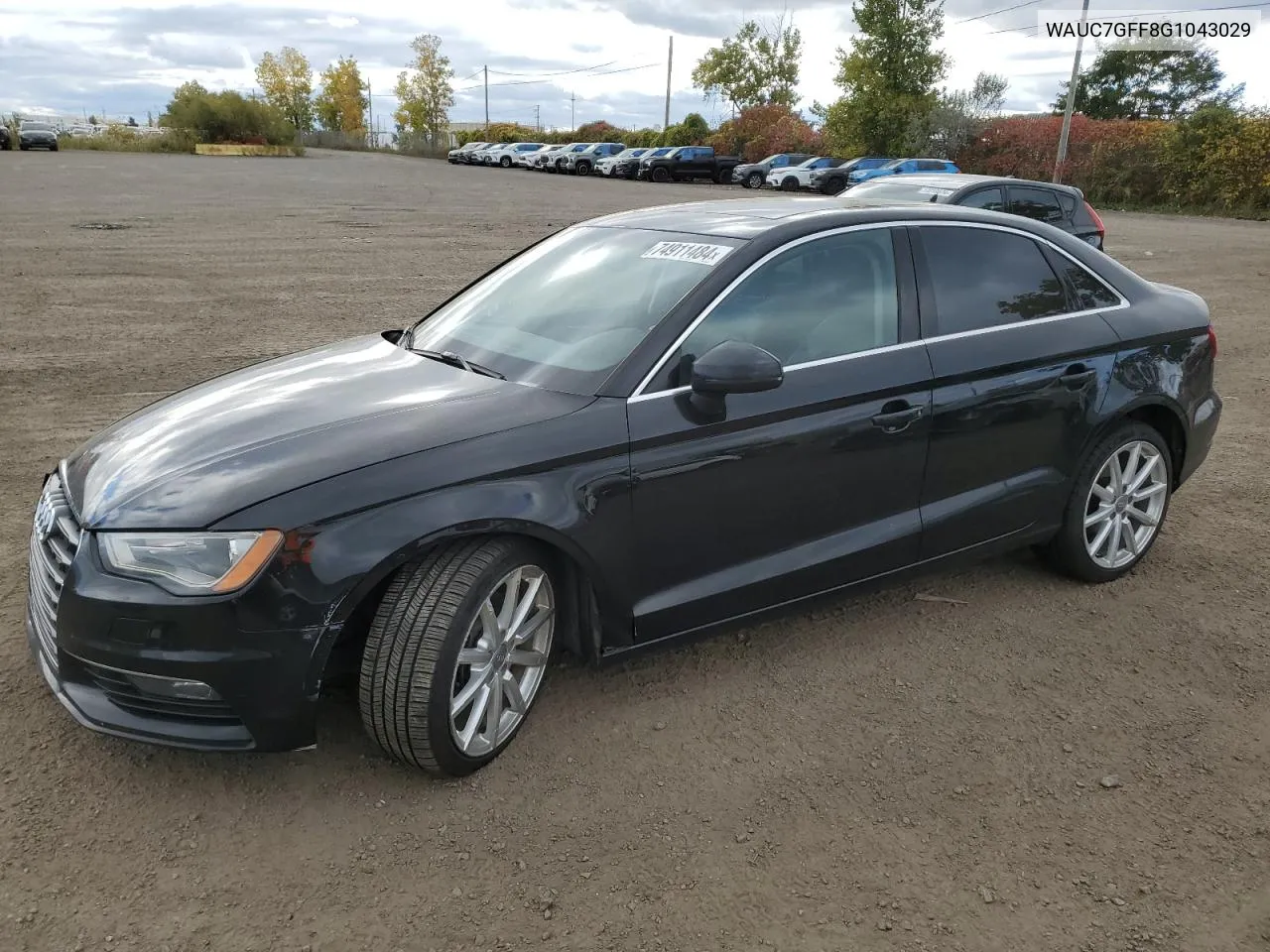 2016 Audi A3 Premium Plus VIN: WAUC7GFF8G1043029 Lot: 74911484