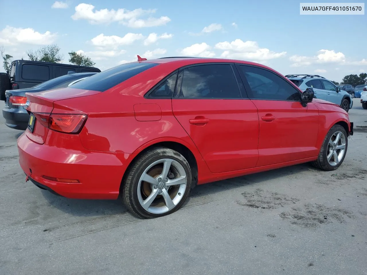 2016 Audi A3 Premium VIN: WAUA7GFF4G1051670 Lot: 75472104