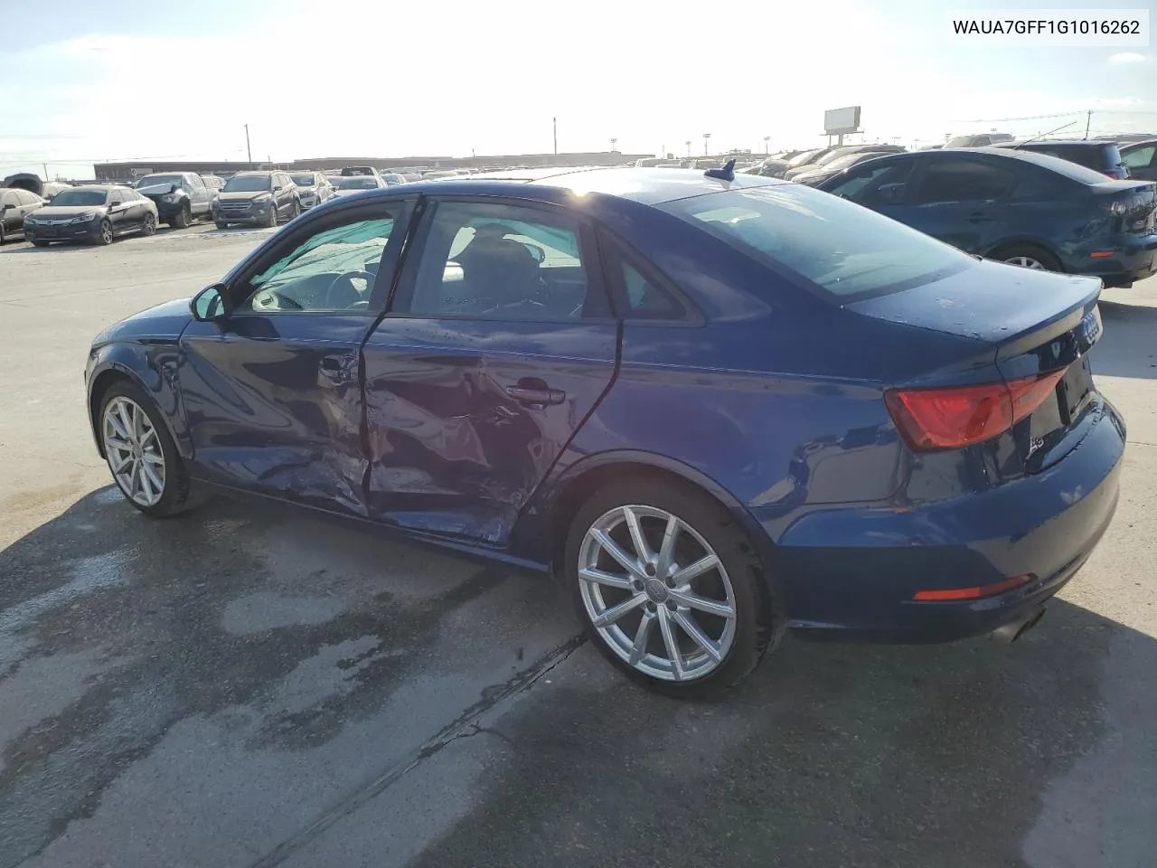 2016 Audi A3 Premium VIN: WAUA7GFF1G1016262 Lot: 77360524