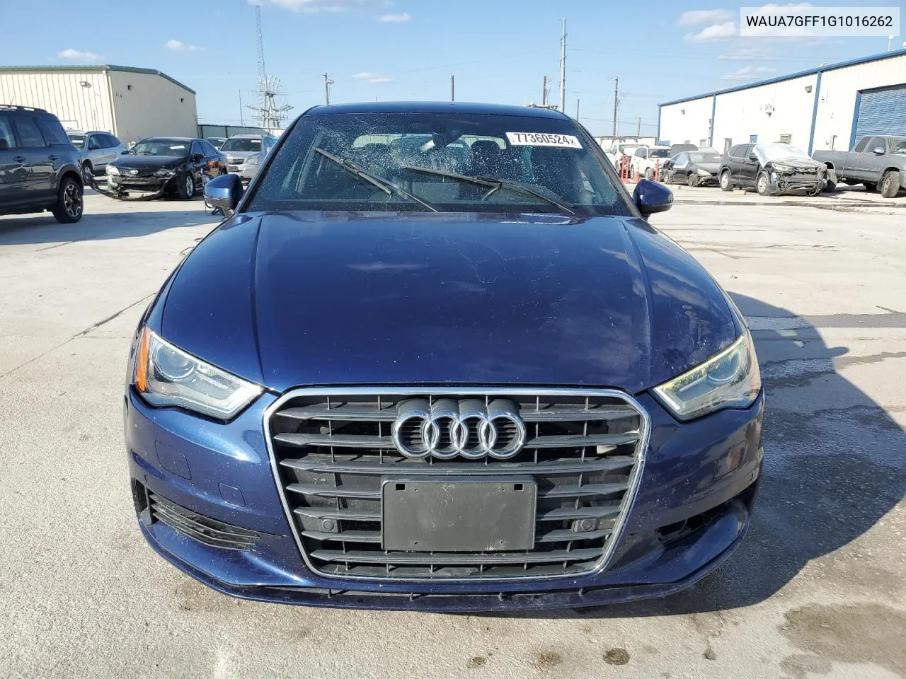 2016 Audi A3 Premium VIN: WAUA7GFF1G1016262 Lot: 77360524