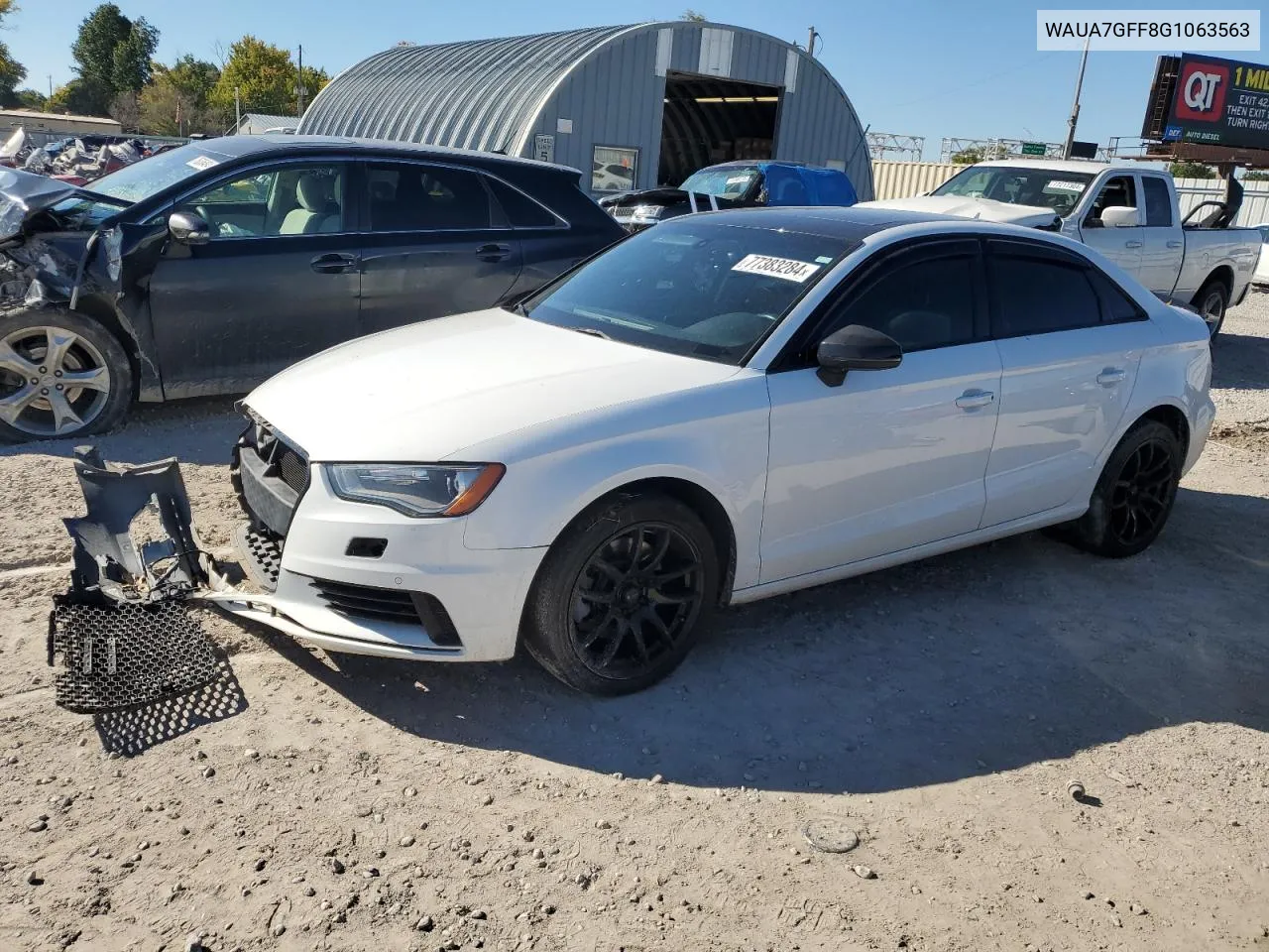 2016 Audi A3 Premium VIN: WAUA7GFF8G1063563 Lot: 77383284