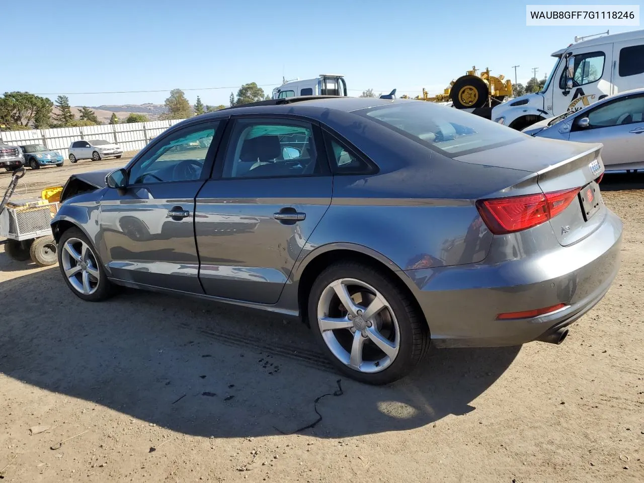 2016 Audi A3 Premium VIN: WAUB8GFF7G1118246 Lot: 77805464