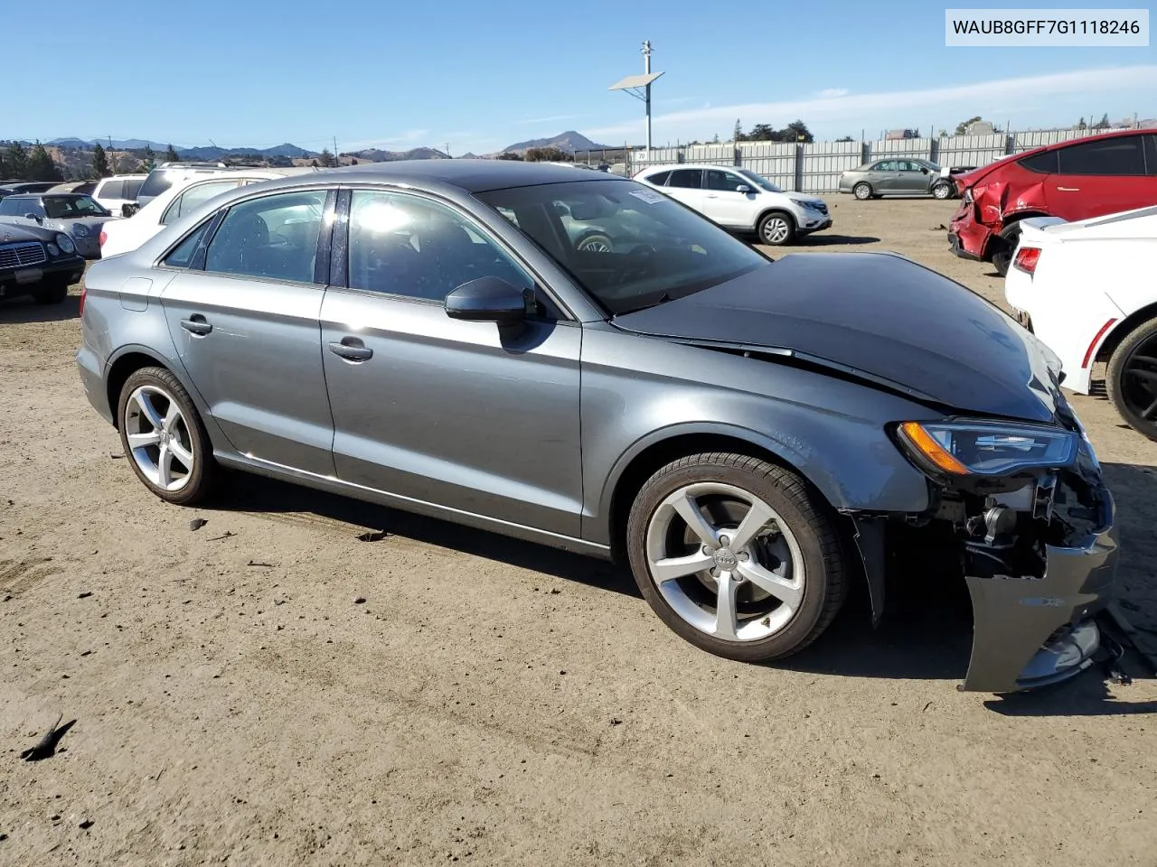 2016 Audi A3 Premium VIN: WAUB8GFF7G1118246 Lot: 77805464