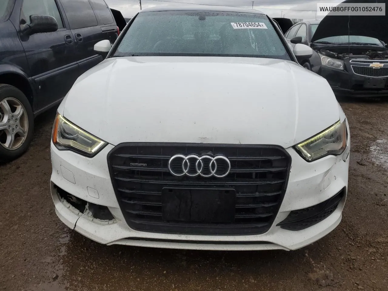 2016 Audi A3 Premium VIN: WAUB8GFF0G1052476 Lot: 78704654