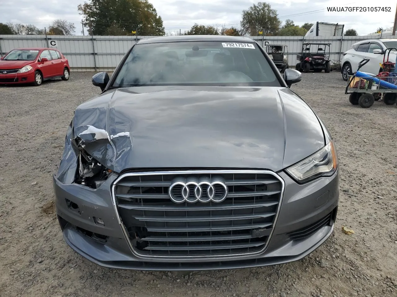 2016 Audi A3 Premium VIN: WAUA7GFF2G1057452 Lot: 79217574