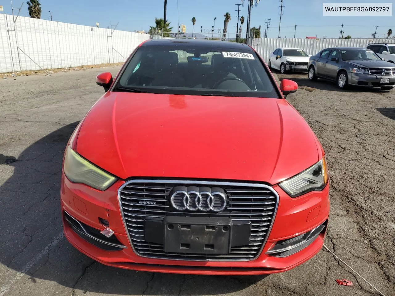 2016 Audi A3 E-Tron Premium Plus VIN: WAUTPBFF8GA092797 Lot: 79507394