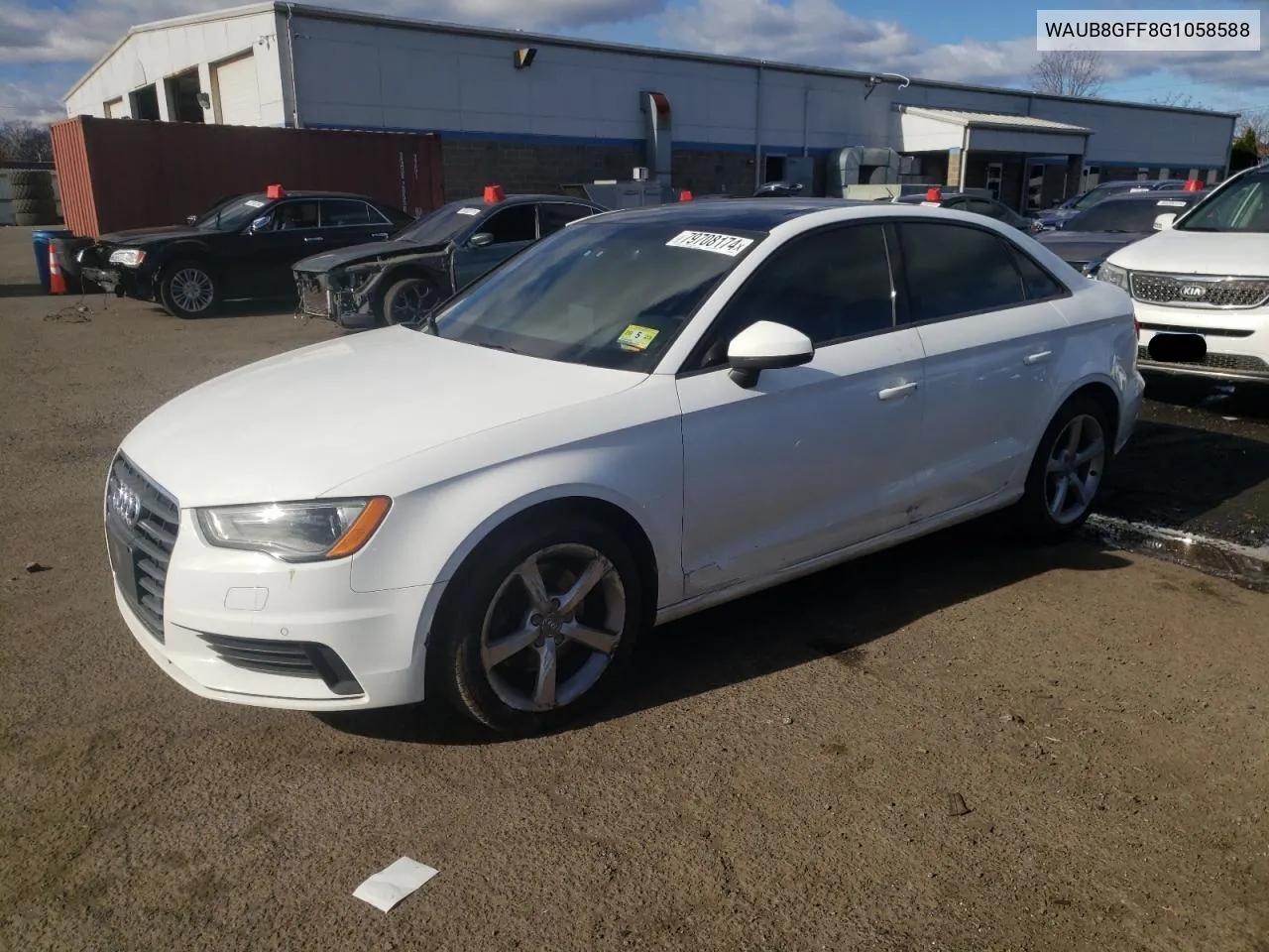 2016 Audi A3 Premium VIN: WAUB8GFF8G1058588 Lot: 79708174