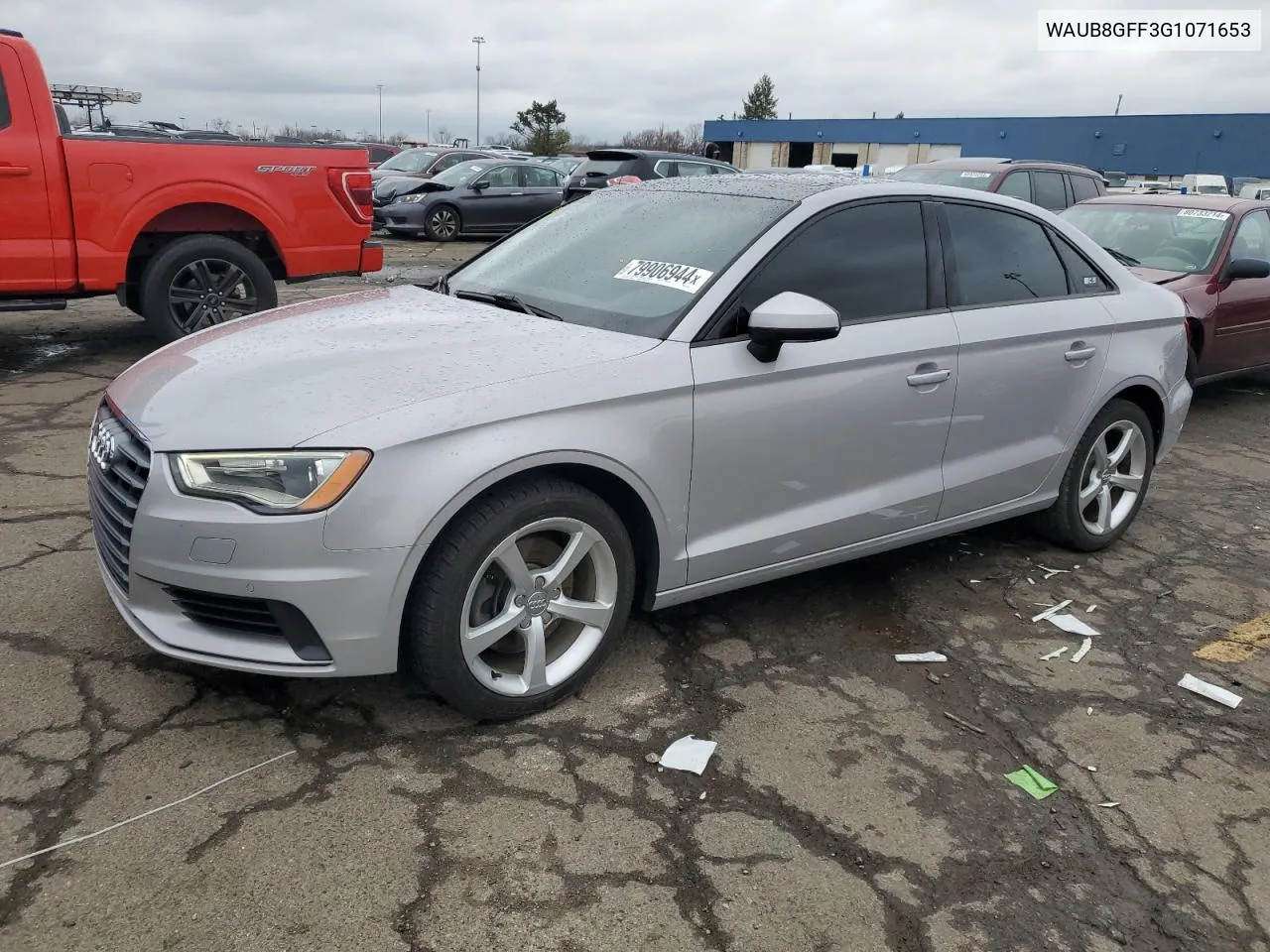 2016 Audi A3 Premium VIN: WAUB8GFF3G1071653 Lot: 79906944