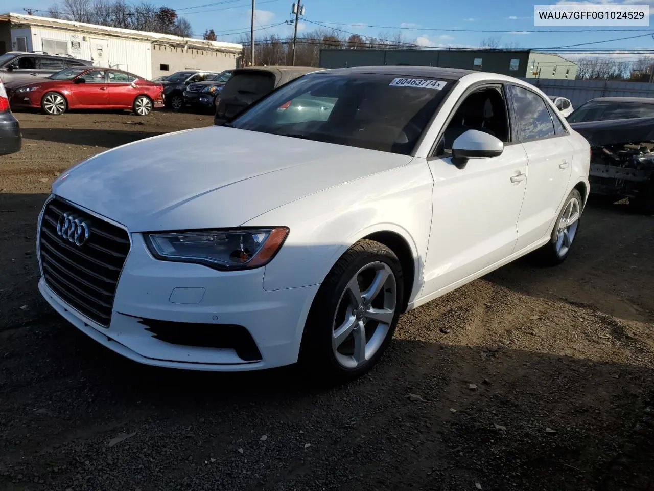 2016 Audi A3 Premium VIN: WAUA7GFF0G1024529 Lot: 80463774