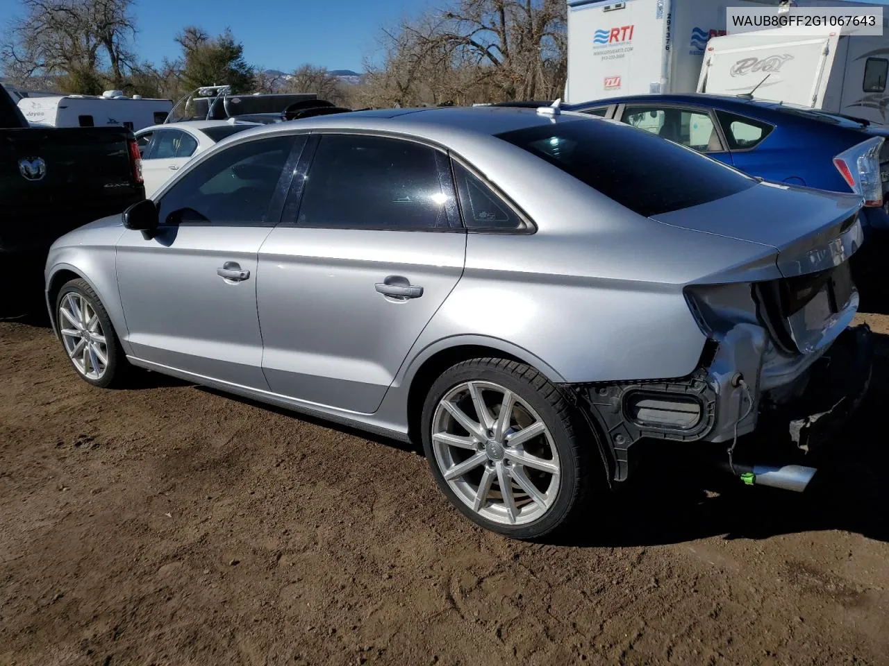 2016 Audi A3 Premium VIN: WAUB8GFF2G1067643 Lot: 80570954