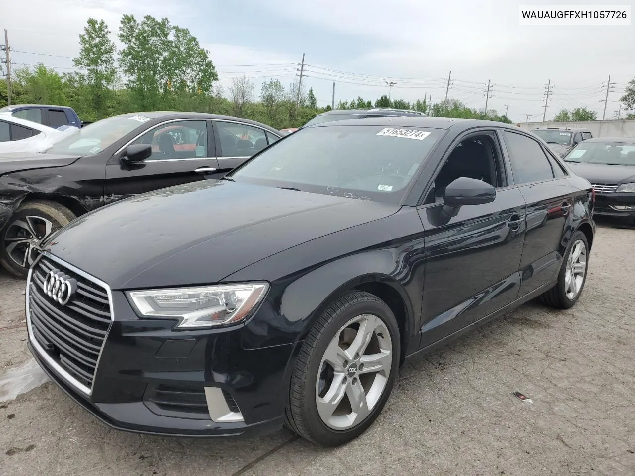 2017 Audi A3 Premium VIN: WAUAUGFFXH1057726 Lot: 51653274