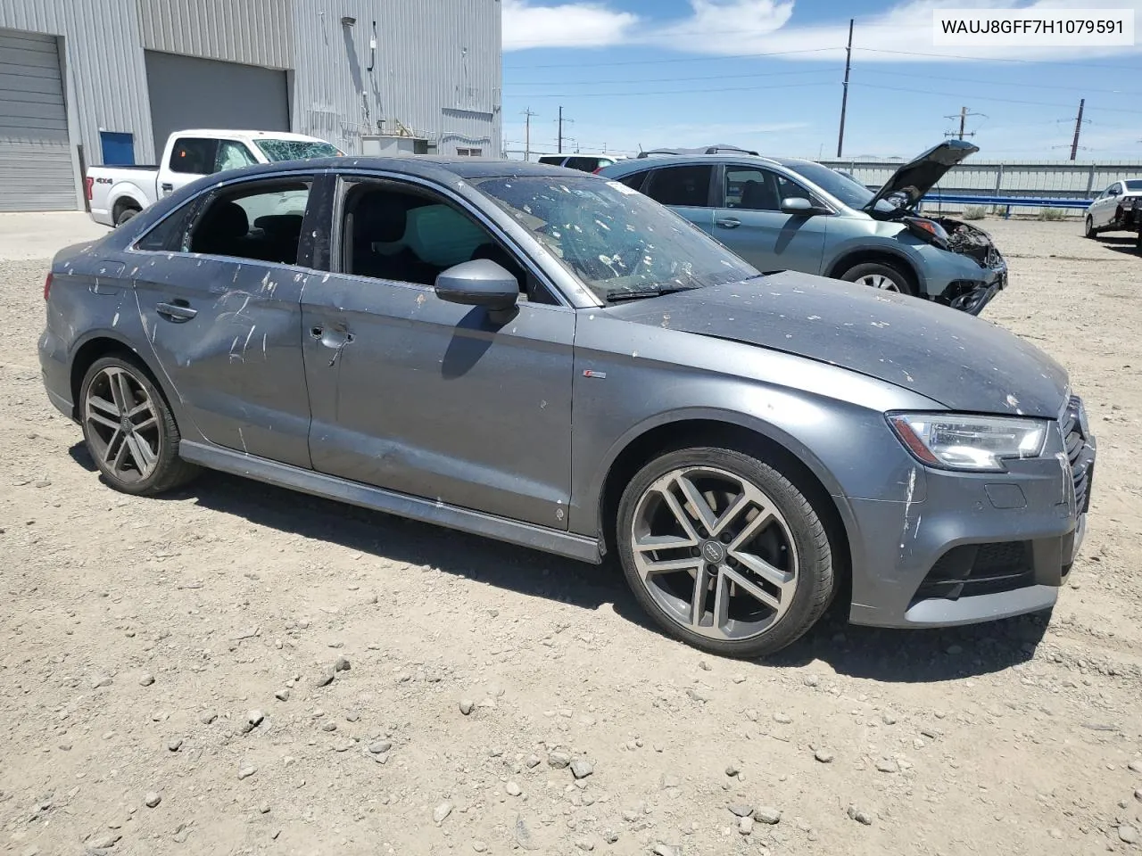 2017 Audi A3 Premium Plus VIN: WAUJ8GFF7H1079591 Lot: 57067254