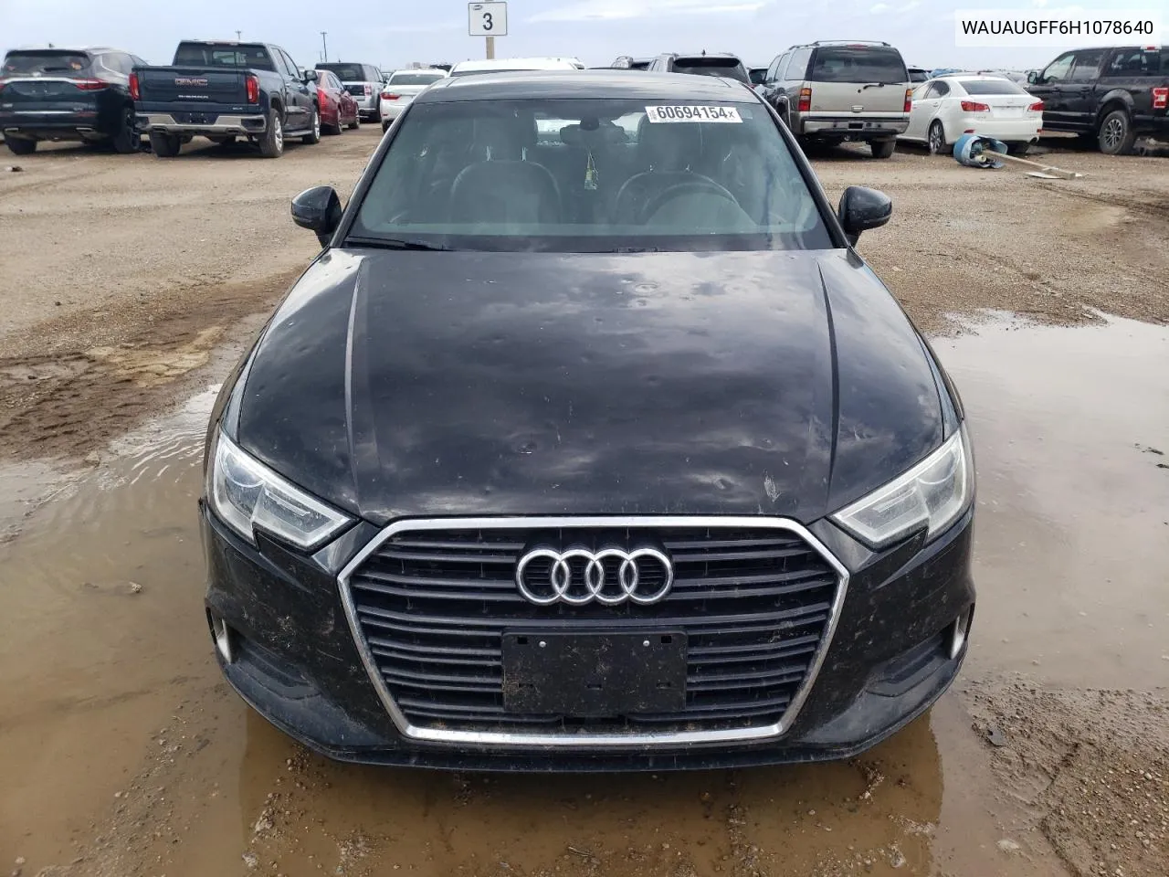 2017 Audi A3 Premium VIN: WAUAUGFF6H1078640 Lot: 60694154