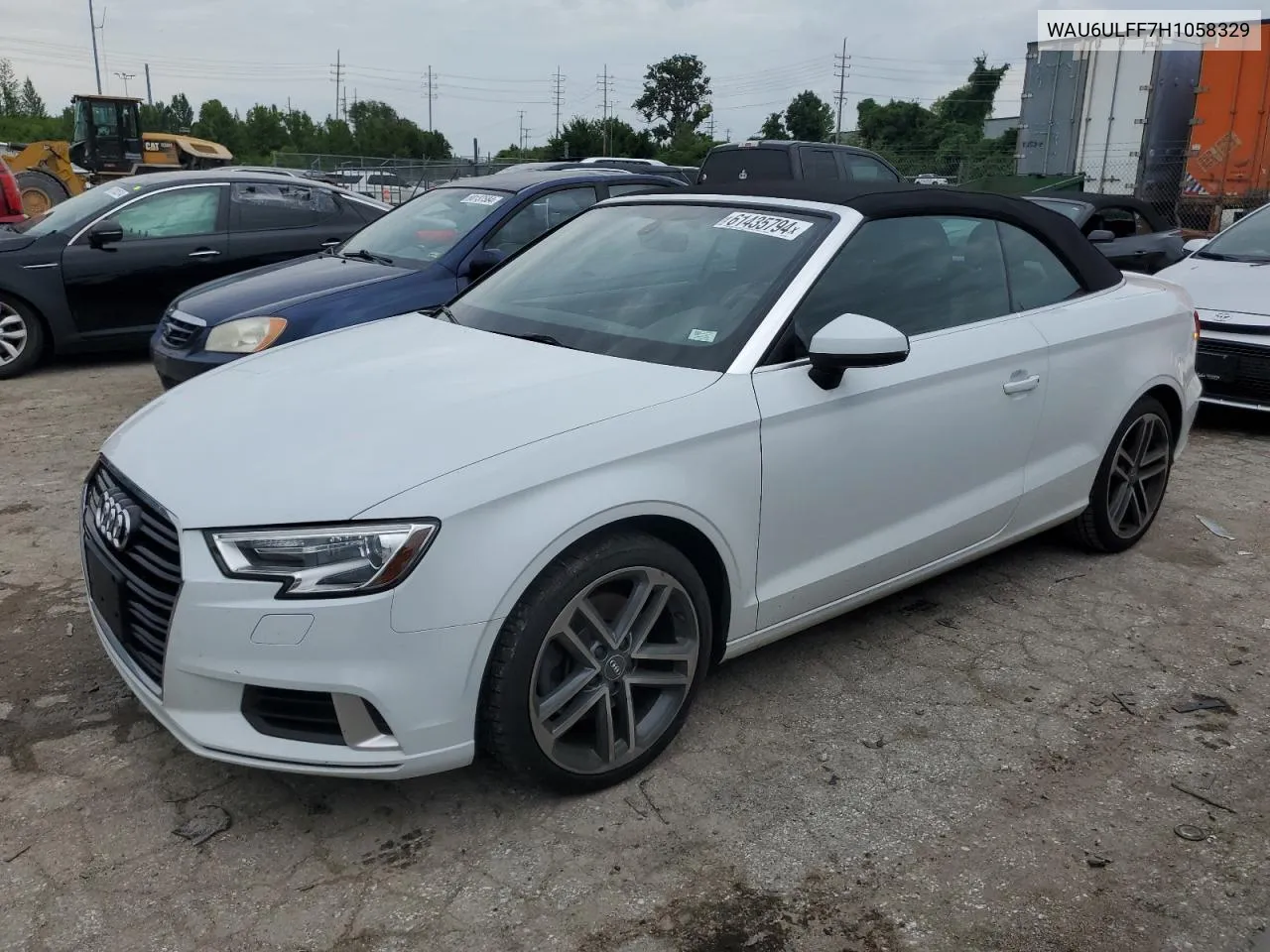 WAU6ULFF7H1058329 2017 Audi A3 Premium