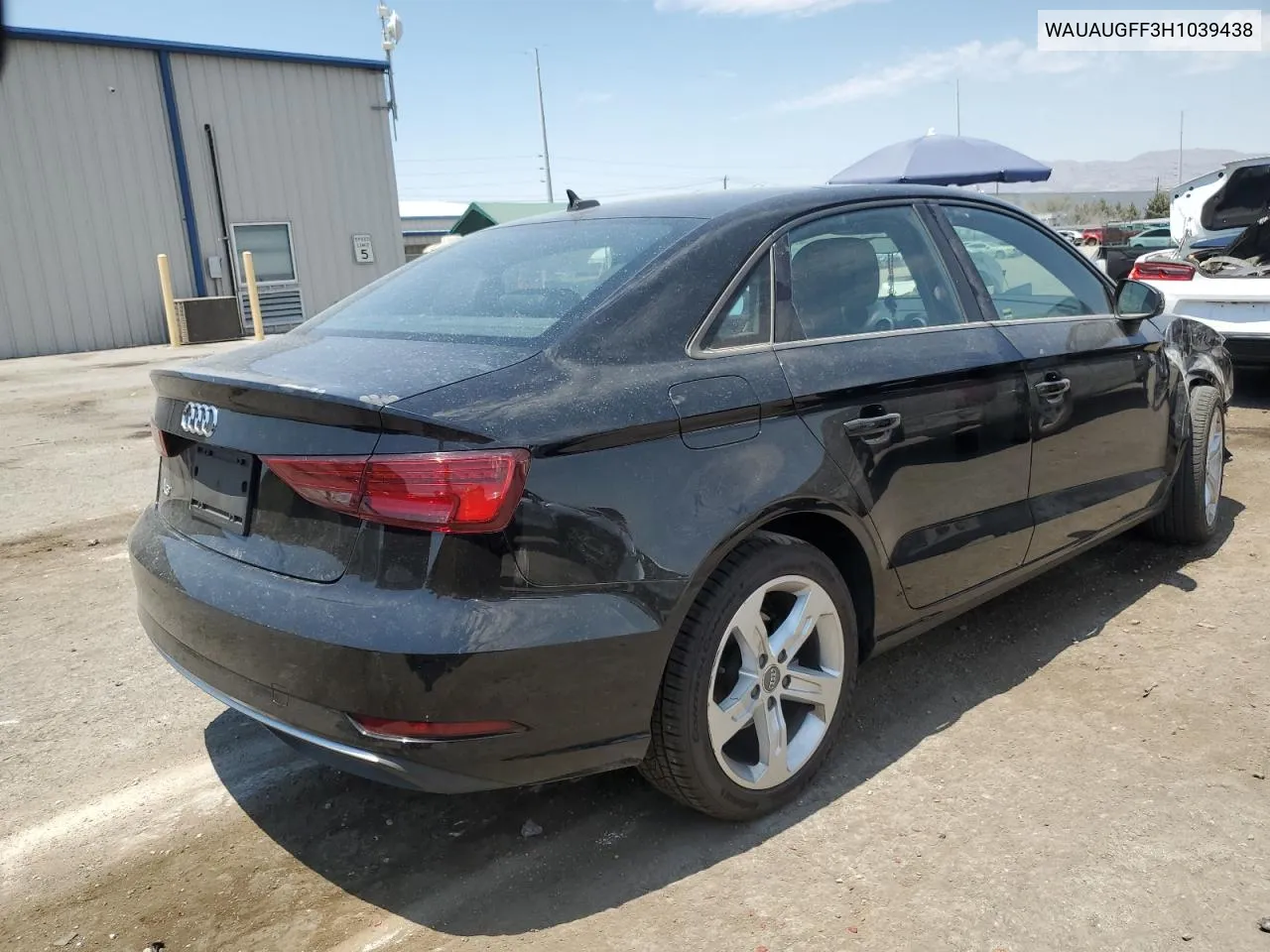 2017 Audi A3 Premium VIN: WAUAUGFF3H1039438 Lot: 62563694