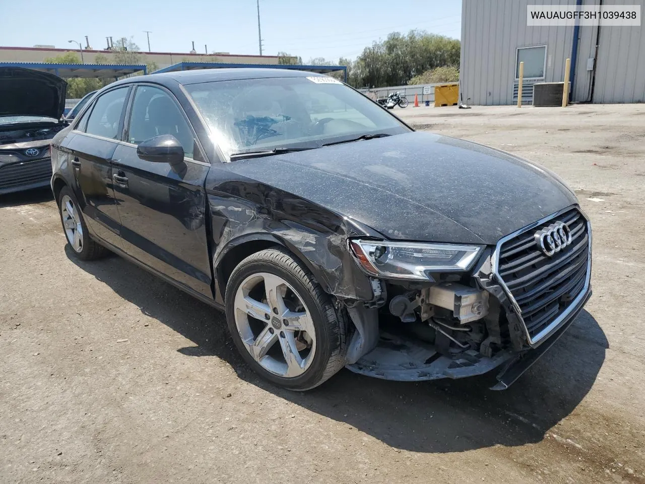 WAUAUGFF3H1039438 2017 Audi A3 Premium