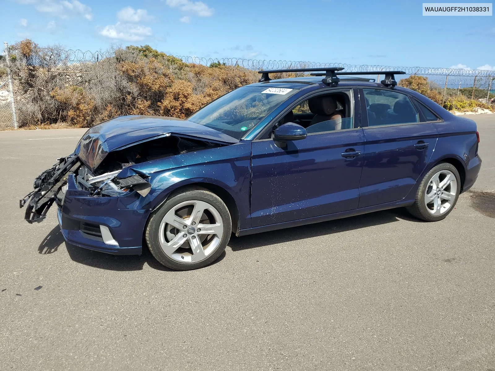 2017 Audi A3 Premium VIN: WAUAUGFF2H1038331 Lot: 64232604