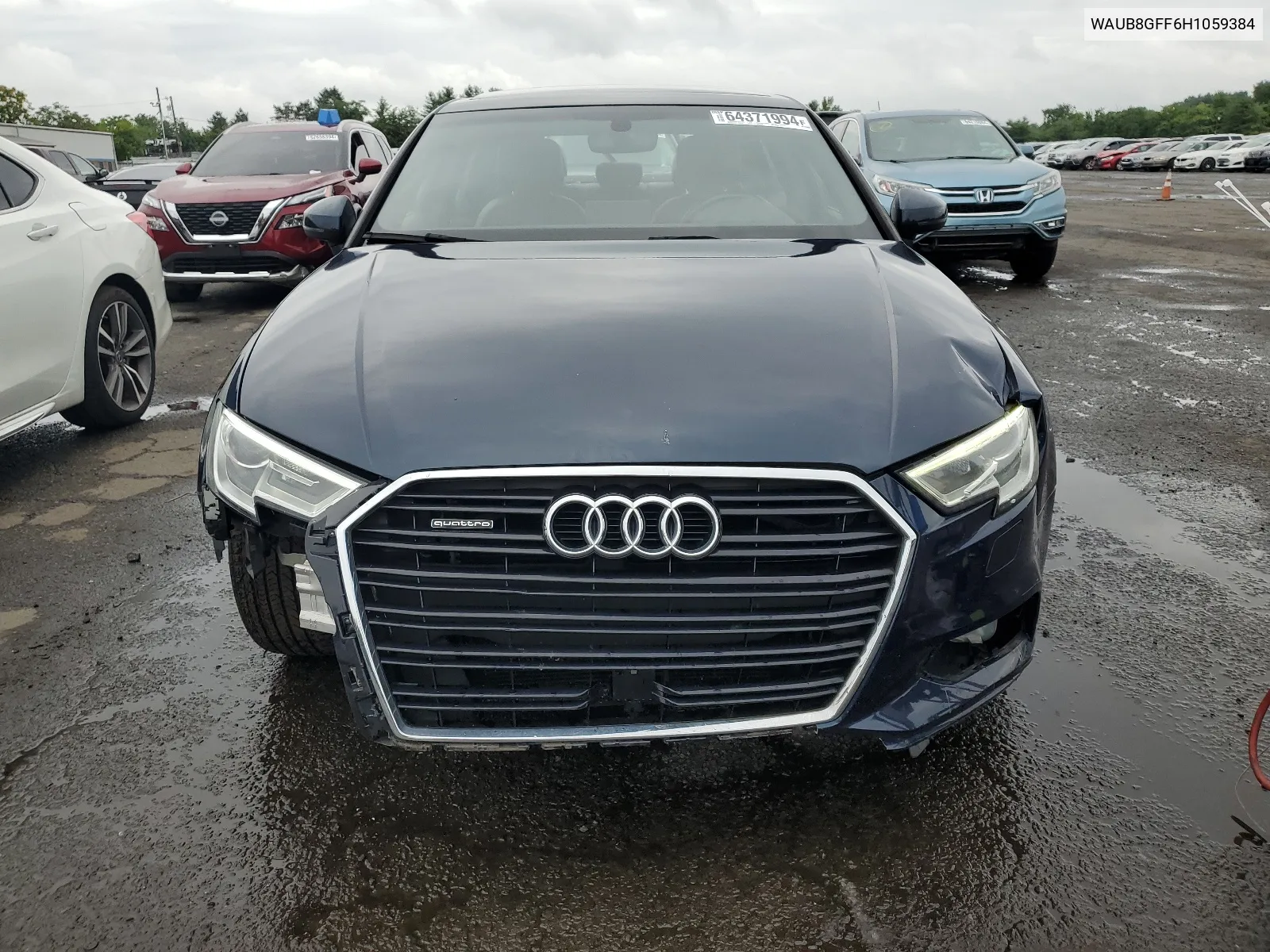 2017 Audi A3 Premium VIN: WAUB8GFF6H1059384 Lot: 64371994