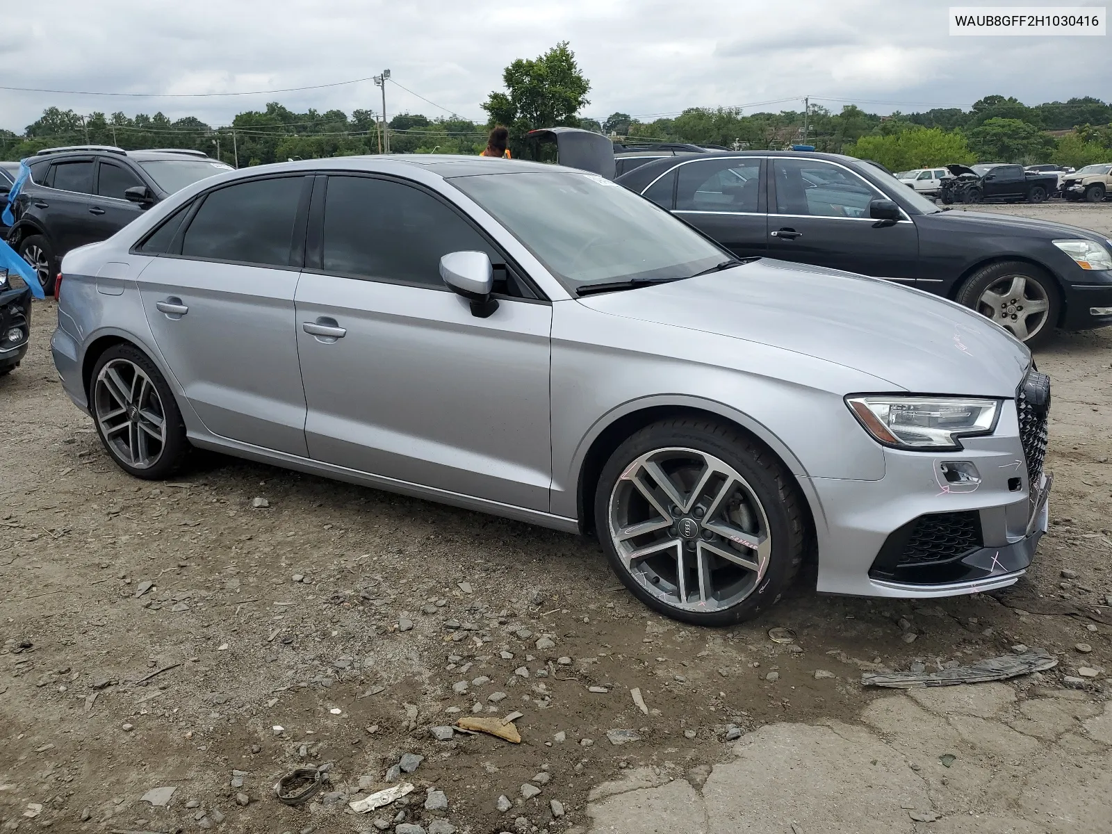 2017 Audi A3 Premium VIN: WAUB8GFF2H1030416 Lot: 64941684