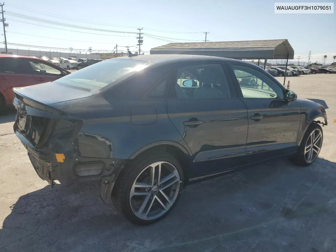 2017 Audi A3 Premium VIN: WAUAUGFF3H1079051 Lot: 65085444