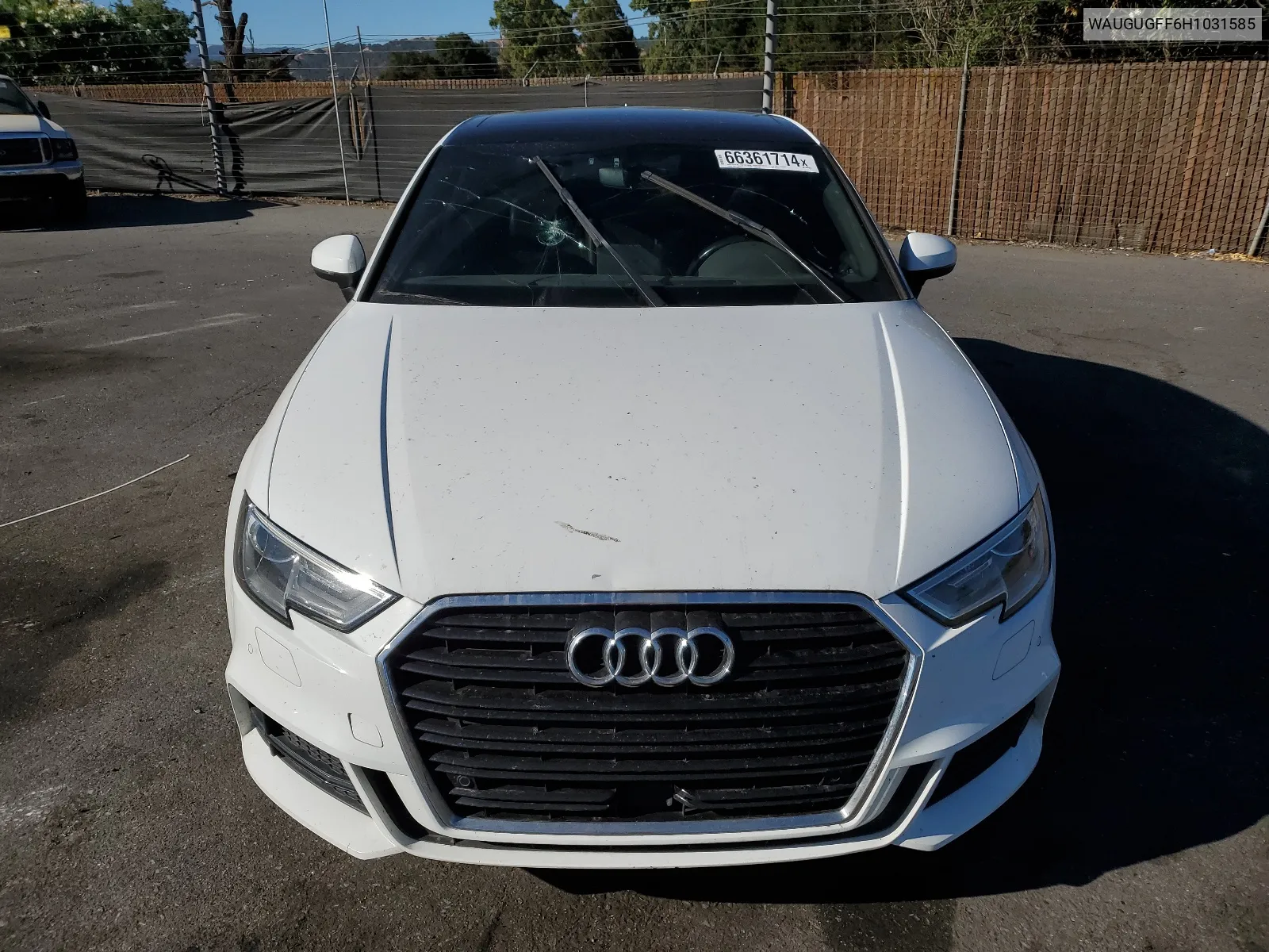 2017 Audi A3 Premium Plus VIN: WAUGUGFF6H1031585 Lot: 66361714