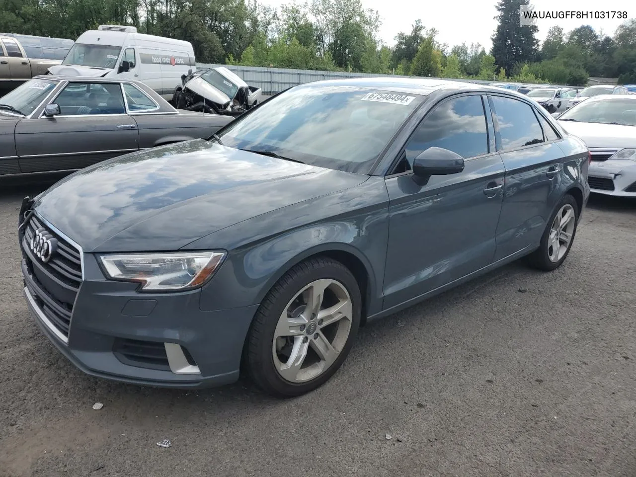 WAUAUGFF8H1031738 2017 Audi A3 Premium