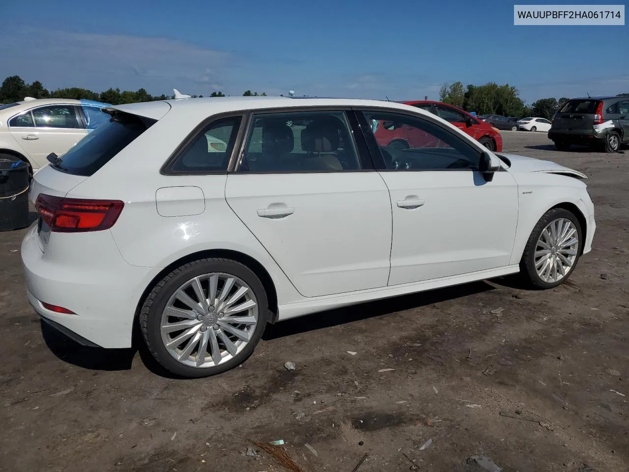 WAUUPBFF2HA061714 2017 Audi A3 E-Tron Premium