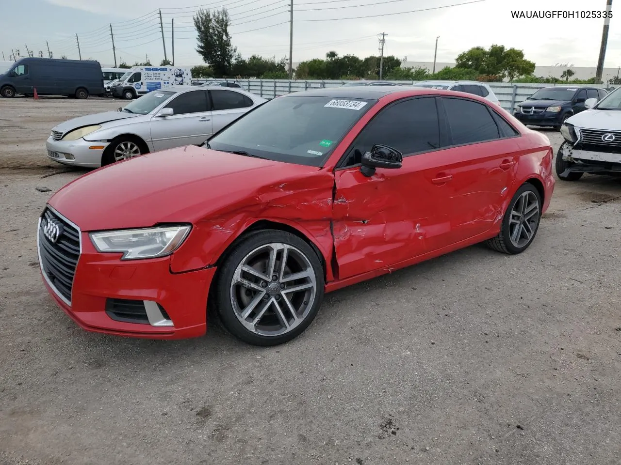 WAUAUGFF0H1025335 2017 Audi A3 Premium