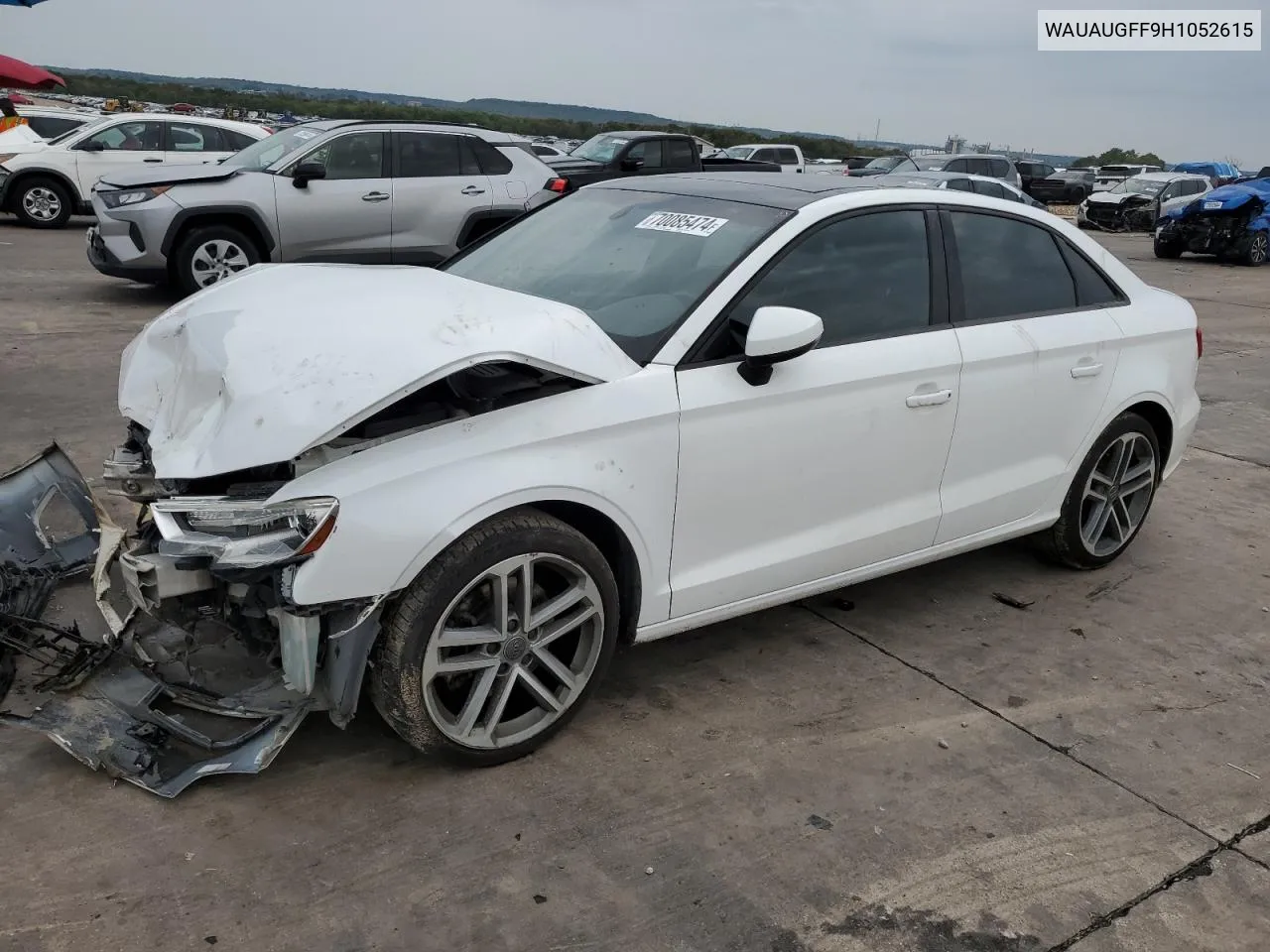 WAUAUGFF9H1052615 2017 Audi A3 Premium