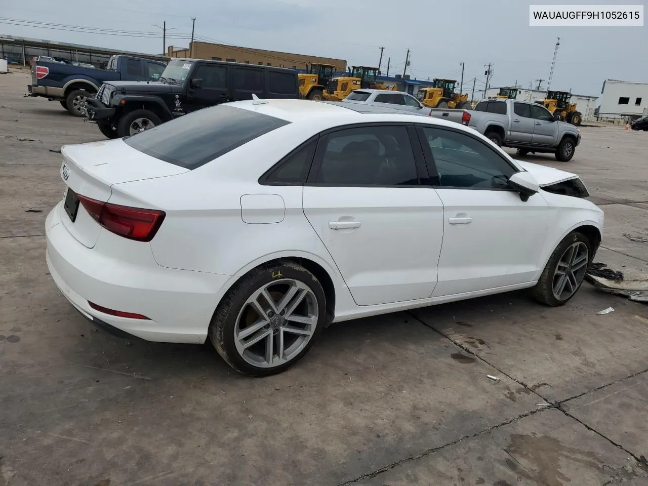 WAUAUGFF9H1052615 2017 Audi A3 Premium