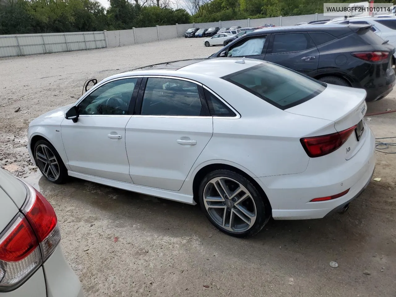 2017 Audi A3 Premium Plus VIN: WAUJ8GFF2H1010114 Lot: 70197694