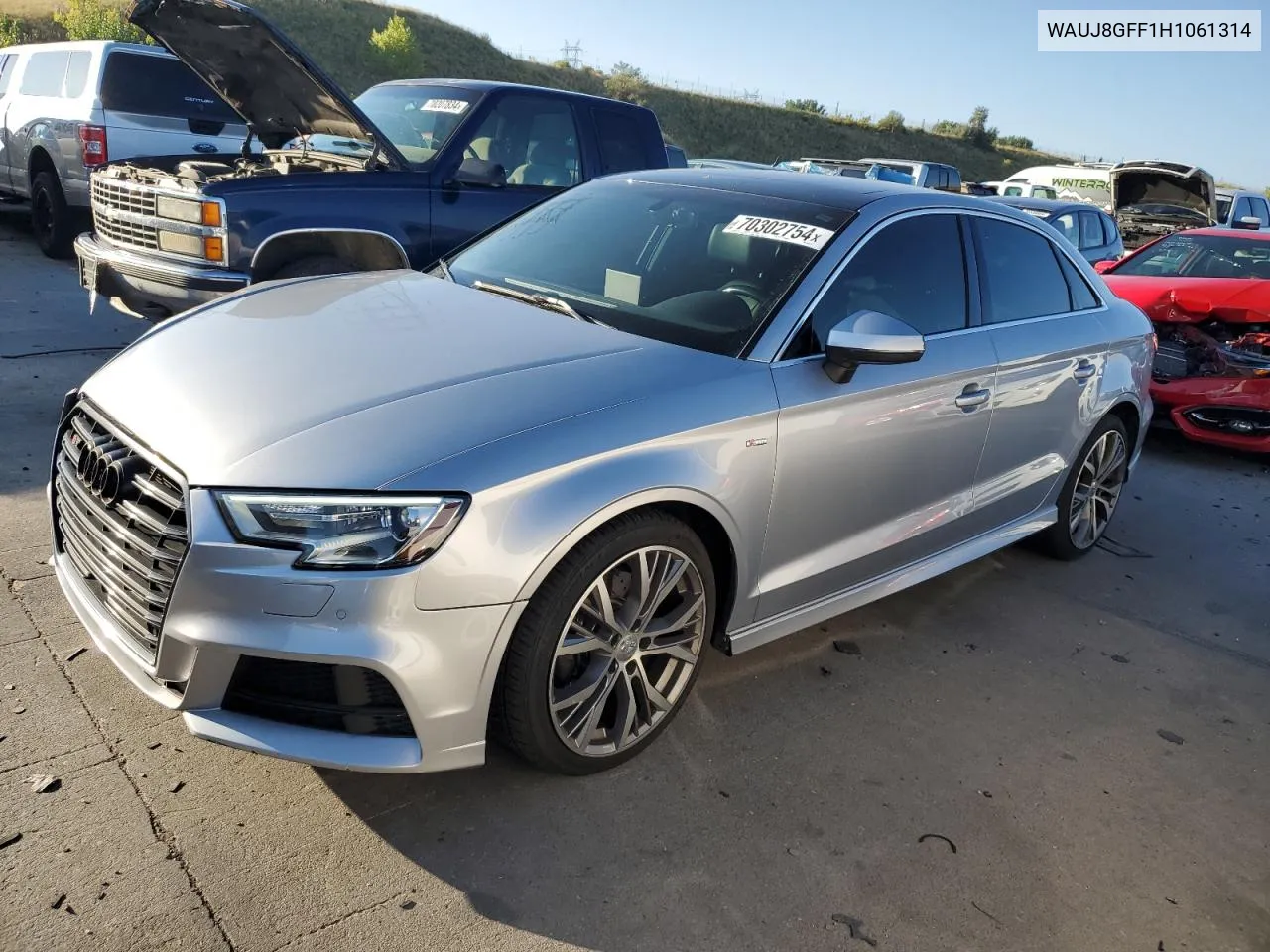 WAUJ8GFF1H1061314 2017 Audi A3 Premium Plus