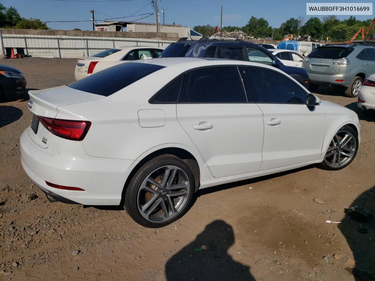 WAUB8GFF3H1016699 2017 Audi A3 Premium