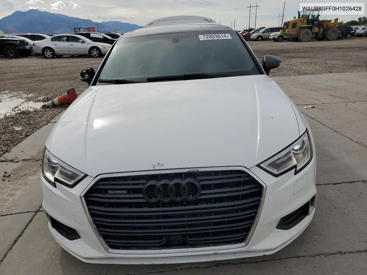 2017 Audi A3 Premium VIN: WAUB8GFF0H1026428 Lot: 72003614