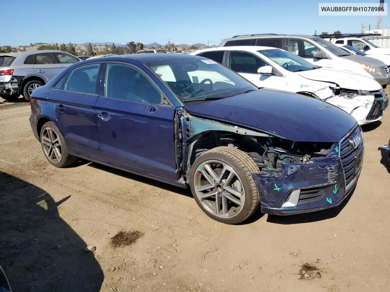 WAUB8GFF8H1078986 2017 Audi A3 Premium