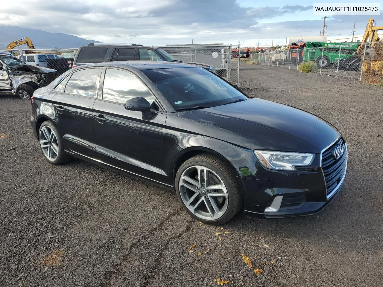 2017 Audi A3 Premium VIN: WAUAUGFF1H1025473 Lot: 72755394