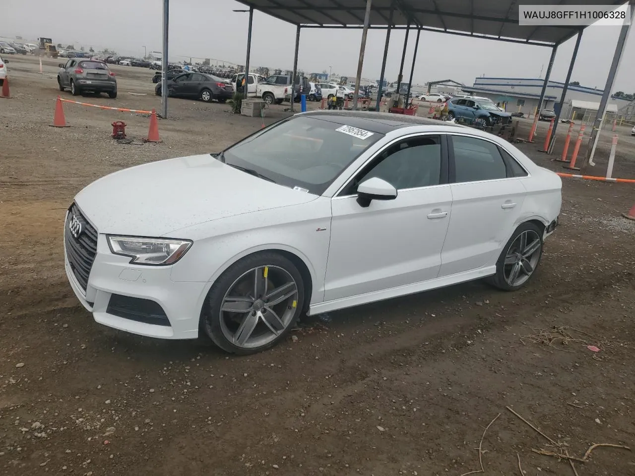 2017 Audi A3 Premium Plus VIN: WAUJ8GFF1H1006328 Lot: 72957854