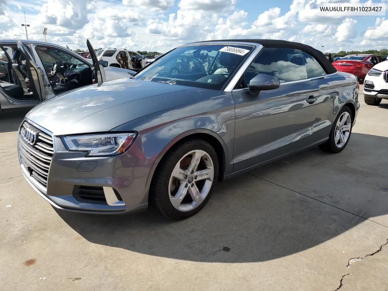 2017 Audi A3 Premium VIN: WAU6ULFF8H1023427 Lot: 73906994