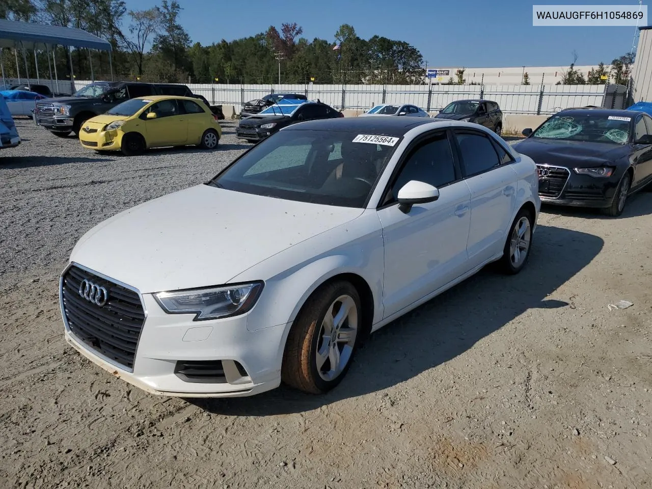 2017 Audi A3 Premium VIN: WAUAUGFF6H1054869 Lot: 75125564