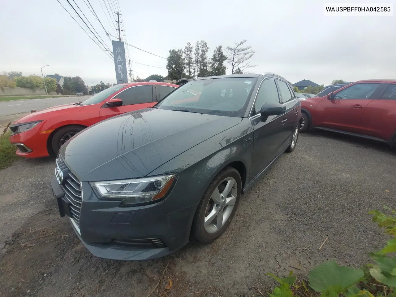 WAUSPBFF0HA042585 2017 Audi A3 E-Tron Prestige