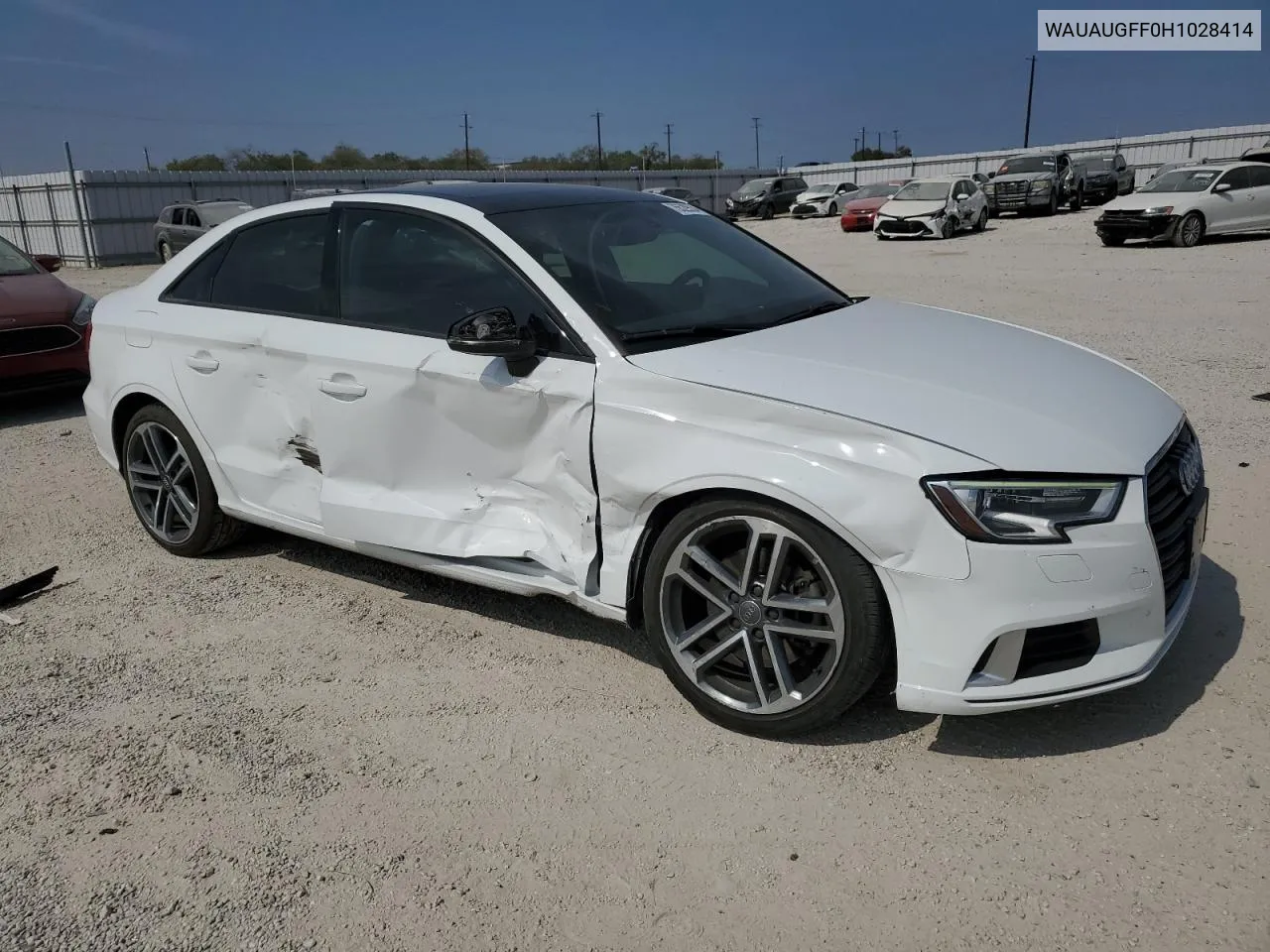 2017 Audi A3 Premium VIN: WAUAUGFF0H1028414 Lot: 76529534