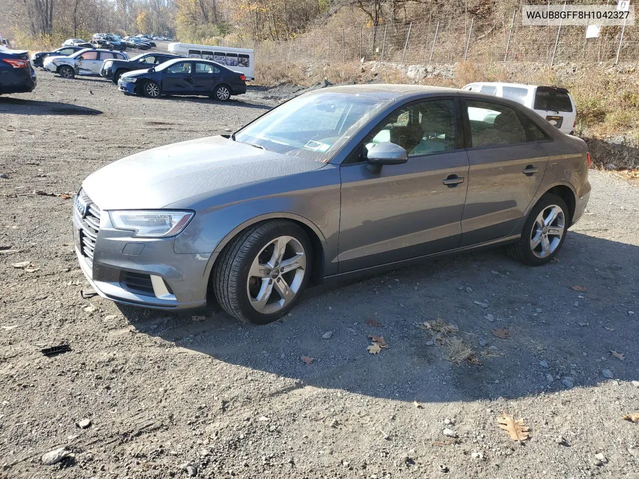 2017 Audi A3 Premium VIN: WAUB8GFF8H1042327 Lot: 78598114