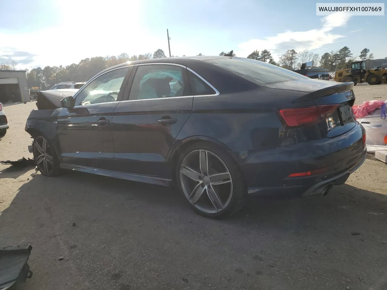 2017 Audi A3 Premium Plus VIN: WAUJ8GFFXH1007669 Lot: 80011714